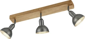 Trio Delhi Spot 3-flammig nickel antik