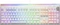 i-Rocks K71M, LEDs RGB, weiß, Gateron BROWN, USB, US Vorschaubild