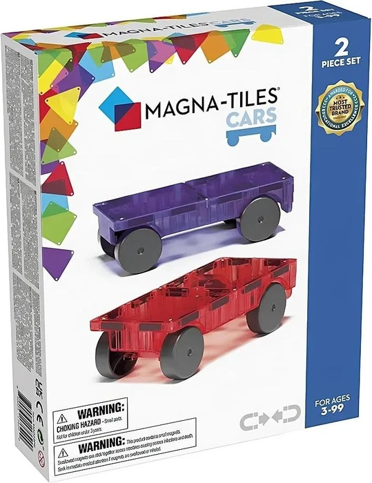 Magna-Tiles Cars purple/red