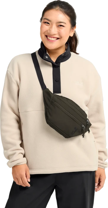 Jack Wolfskin Konya Bauchtasche obsidian moss
