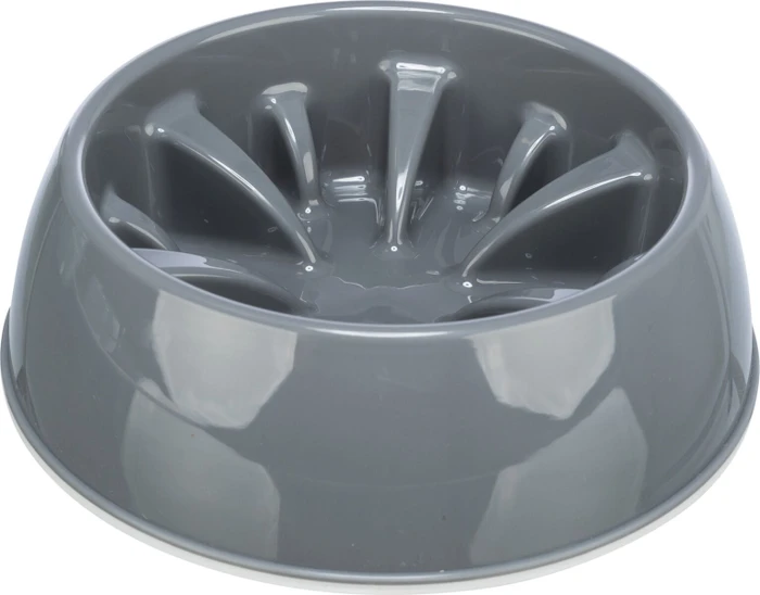 Trixie Slow Feeding Kunststoffnapf, Ø25cm, verschiedene Farben