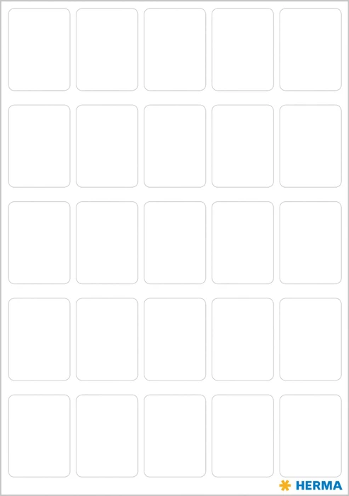 Herma Vielzwecketiketten, 15x20mm, weiß, 10er-Pack (1250 Etiketten)