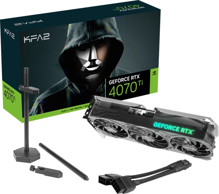 KFA2 GeForce RTX 4070 Ti EX Gamer, 12GB GDDR6X, HDMI, 3x DP