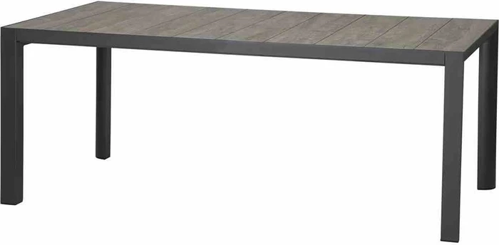 Siena Garden Silva Gartentisch 182x100cm matt-anthrazit