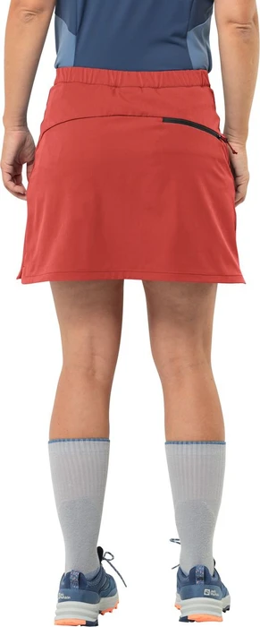 Jack Wolfskin Hiking Alpine Skort kurz vibrant red (Damen)