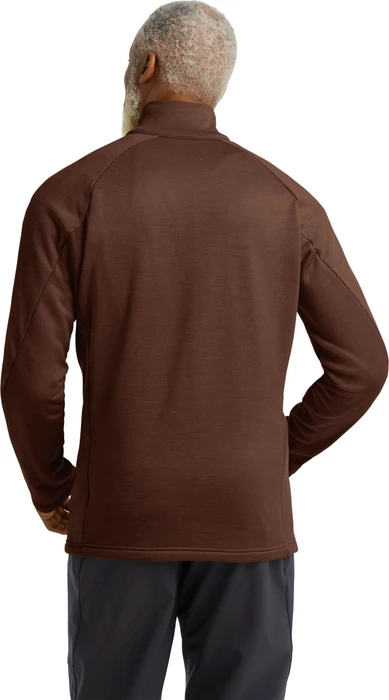 Jack Wolfskin Peak District FZ Jacke hot choc (Herren)