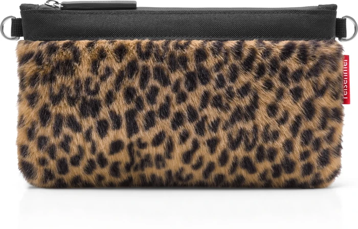 Reisenthel mini pouch Schultertasche leo fake fur