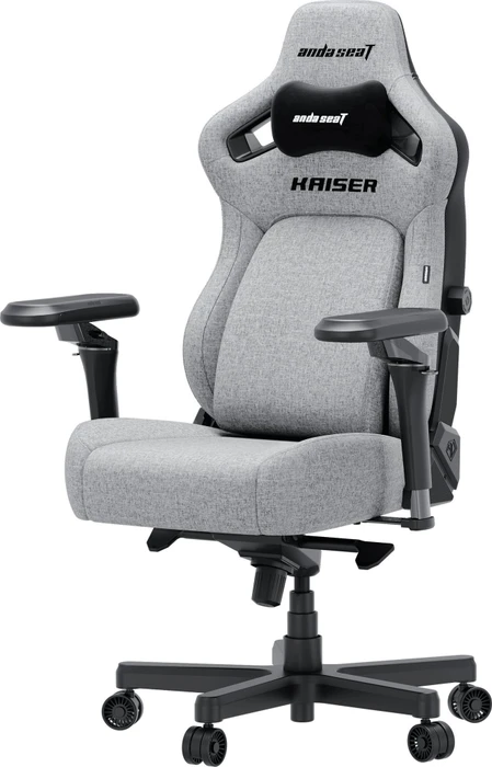 Anda Seat New Kaiser 4 / Kaiser 4 V2 Premium XL Gamingstuhl, Stoff grau