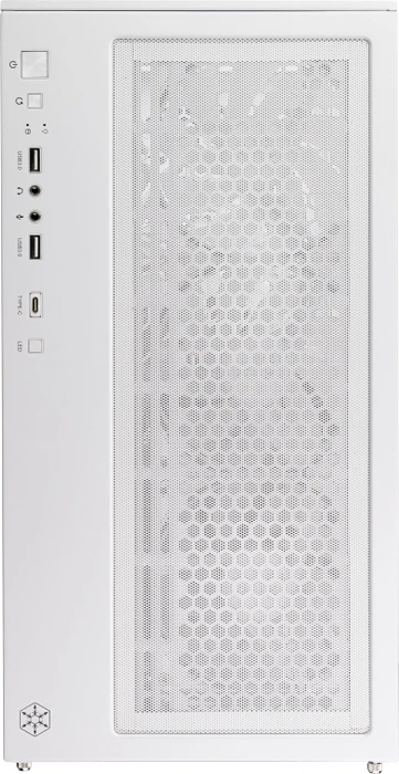 SilverStone Lucid 05, weiß, Glasfenster