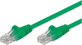 MicroConnect Patchkabel, Cat5e, U/UTP, RJ-45/RJ-45, 0.5m, grün