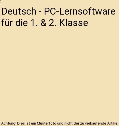 Media Verlagsgesellschaft Deutsch 1. bis 2. Klasse - Übungen und Lernspiele (deutsch) (PC)