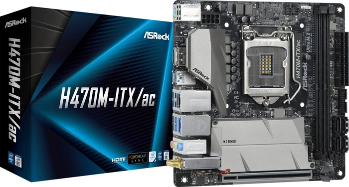 ASRock H470M-ITX/ac (Intel 1200)