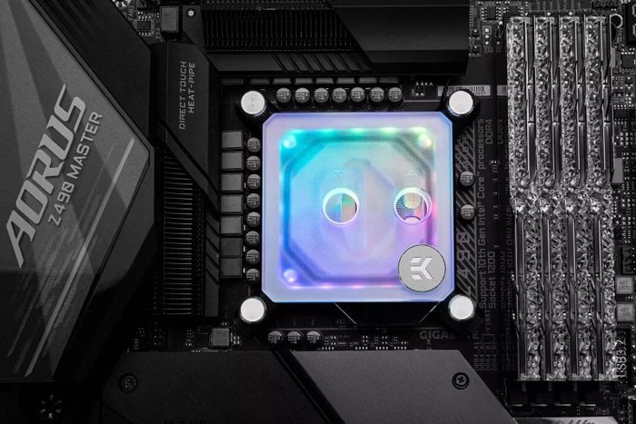 EK Water Blocks Quantum Line EK-Quantum Velocity D-RGB, Nickel Frosted Acryl