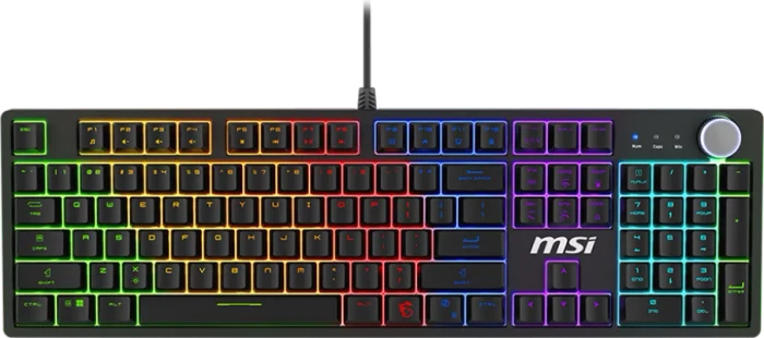 MSI FORGE GK320, LEDs RGB, hot-swap, RED Switches, USB, DE