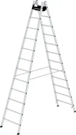 Günzburger Steigtechnik Alu 2-tlg. Stehleiter, 2x 12 Stufen