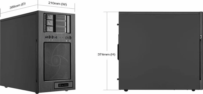 SilverStone Case Storage CS330, schwarz