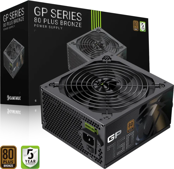GameMax GP Bronze 750B schwarz 750W, ATX 3.1