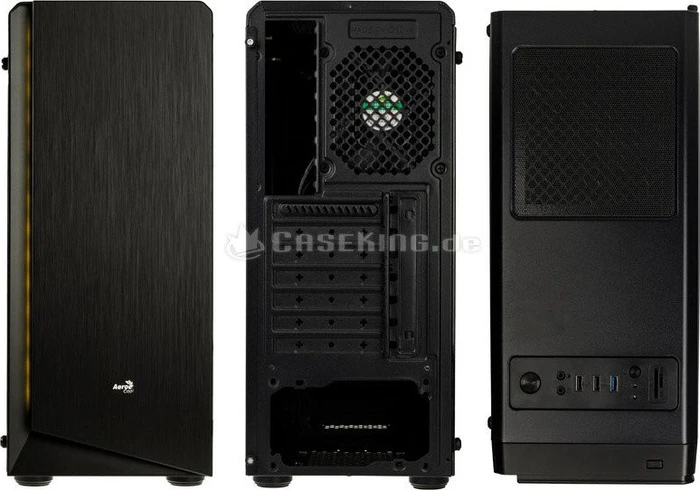 AeroCool Rift, schwarz, Acrylfenster