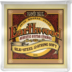 Ernie Ball Earthwood 80/20 Bronze Silk and Steel 12-String Soft