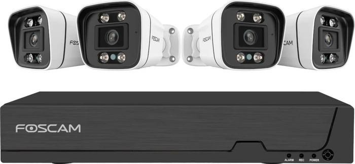 Foscam FN9108E-B4-2T 8-Kanal PoE, weiß, Set