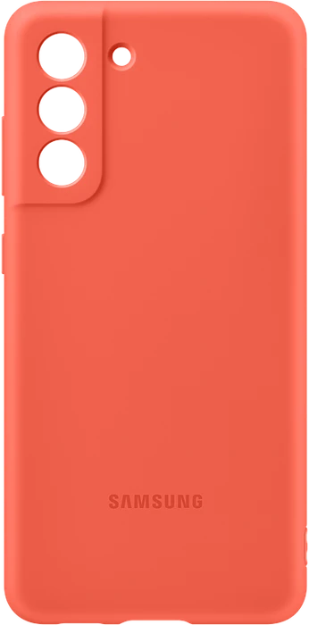 Samsung Silicone Cover für Galaxy S21 FE Coral
