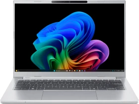 Acer Aspire 14 AI OLED A14-I71M-90HK, Pure Silver, Core Ultra 9 386H,     16GB RAM,    512GB SSD, DE
