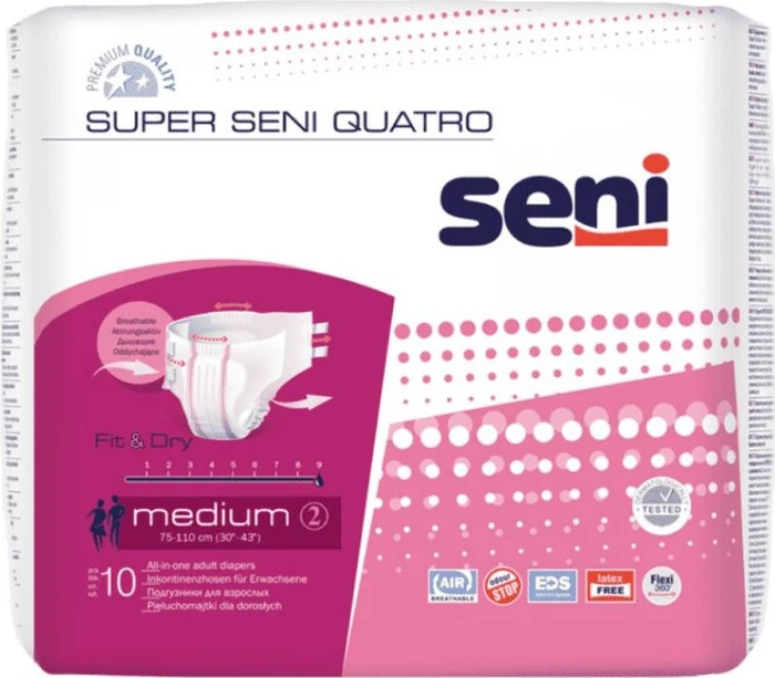 Seni Super SENI Quatro Schutzhose Größe M, 80 Stück