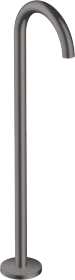 Hansgrohe Axor Uno Wanneneinlauf gebogen bodenstehend brushed black chrome
