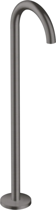 Hansgrohe Axor Uno Wanneneinlauf gebogen bodenstehend brushed black chrome