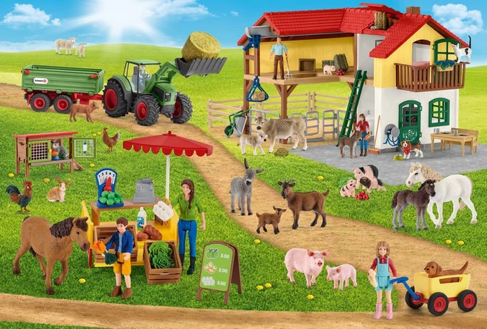 Schmidt Spiele Schleich Bauernhof und Hofladen