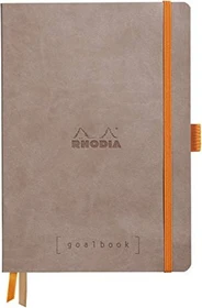 Rhodia Boutique goalbook, A5, kariert, Softcover, taupe, 120 Blatt