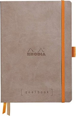 Rhodia Boutique goalbook, A5, kariert, Softcover, taupe, 120 Blatt