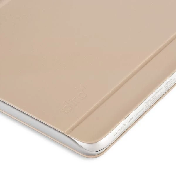 tolino vision color Stylus Sleep Cover, PU, sand beige/grau