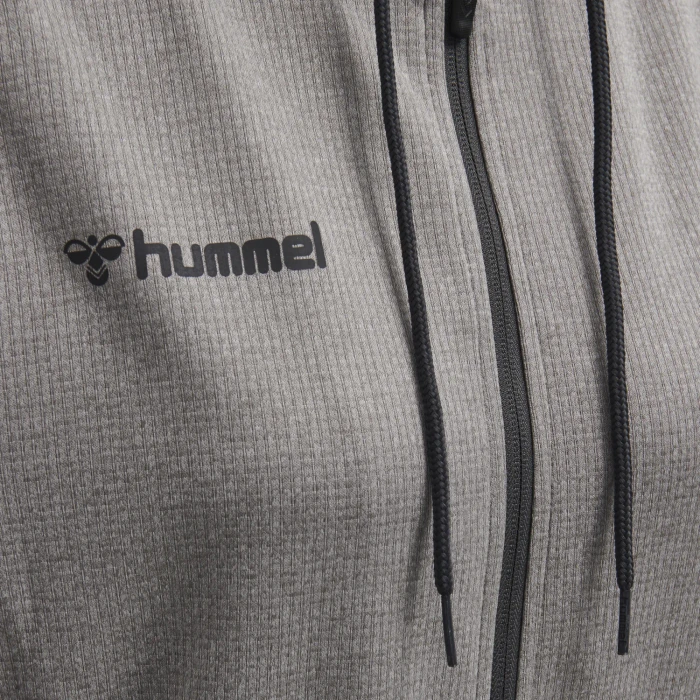 hummel Authentic Poly Zip Hoodie asphalt (Damen)