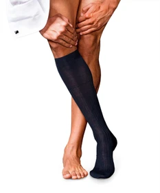 Falke No. 7 Finest Merino Socken dark navy (Herren)