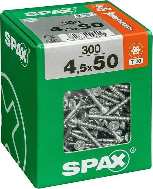 Spax WIROX A9J 4CUT T-STAR plus T20 Universalschraube, 4.5x50mm, 300 Stück