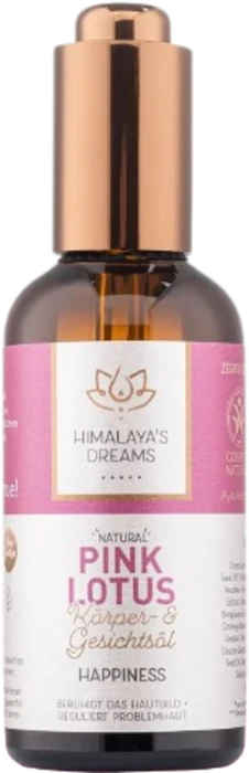 Himalaya's Dreams Pink Lotus Happiness Ayurveda Körper- & Gesichtsöl, 100ml