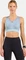 Odlo Seamless High mit Reißverschluss Sport-BH baby blue/ashley blue (Damen) Vorschaubild