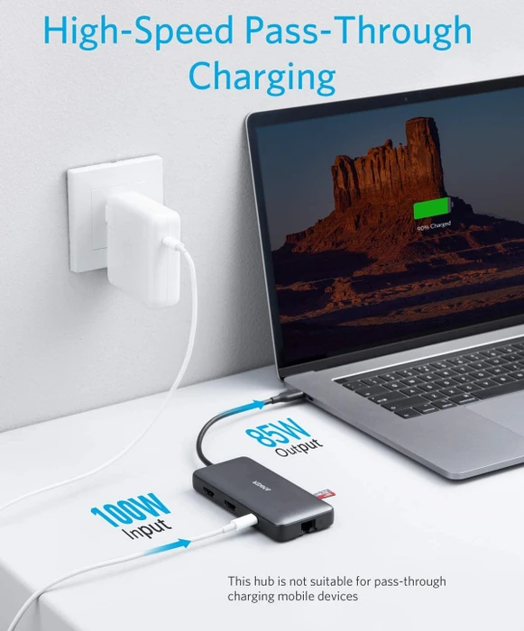 Anker 553 8-in-1 USB-C Hub, USB-C 3.0 [Stecker]