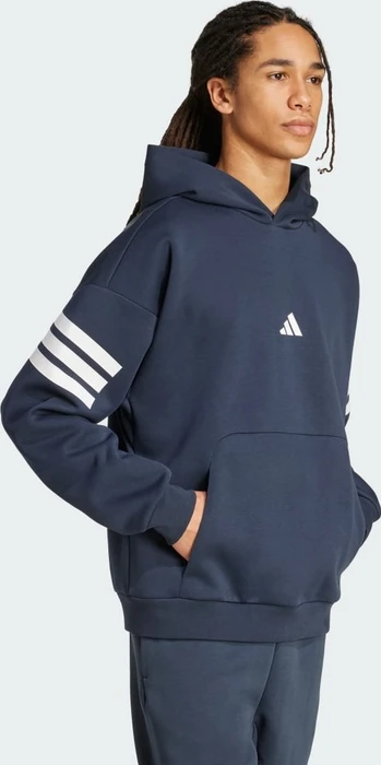 adidas Future Icons 3-Streifen Hoodie aurora ink (Herren)