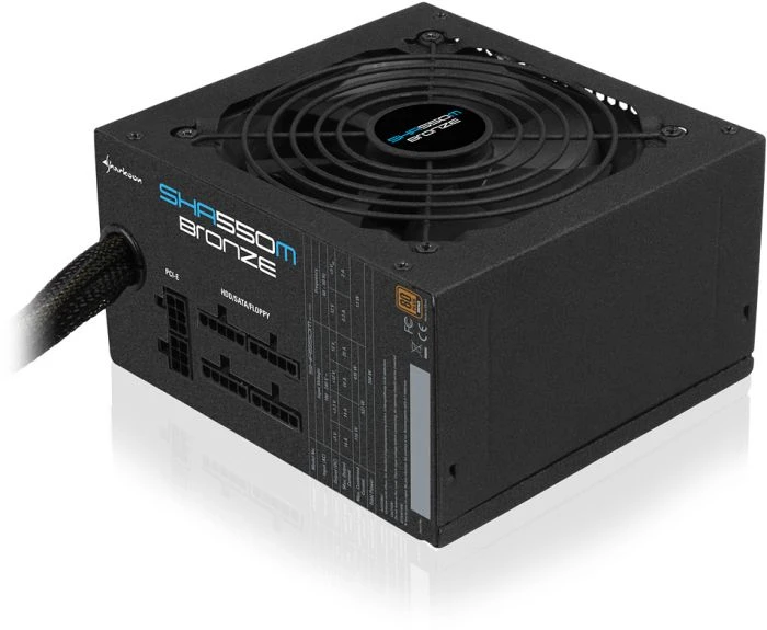 Sharkoon SHA550M Bronze 550W, ATX 2.3