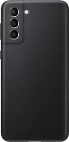 Samsung Leather Cover für Galaxy S21+ schwarz