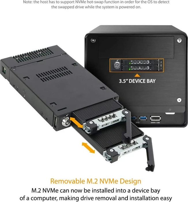 Icy Dock ToughArmor MB834M2K-B