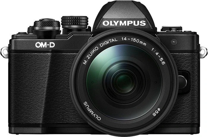 Olympus OM-D E-M10 Mark II schwarz mit Objektiv M.Zuiko digital ED 14-150mm 4.0-5.6 II