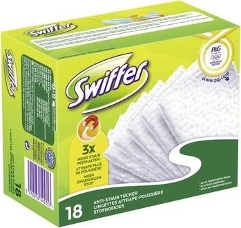 Swiffer Trocken Wischtücher Nachfüllpack, 18 Stück