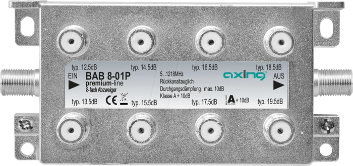 Axing BAB 8-01 8-fach BK-Abzweiger