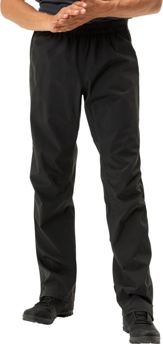 Vaude Yaras Rain IV Zip Fahrradhose lang schwarz (Herren)
