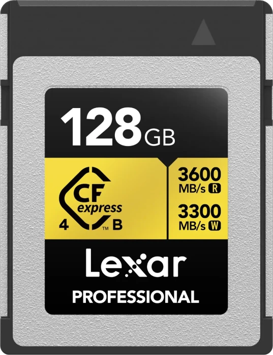 Lexar Professional GOLD R3600/W3300 CFexpress 4.0 Type B 128GB