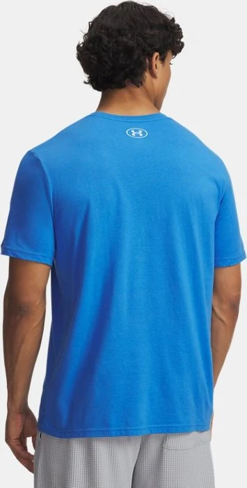 Under Armour Sportstyle Left Chest Funktionsshirt kurzarm blue atlantis (Herren)