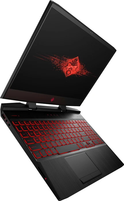 HP OMEN by HP Laptop 15-dc0005ng, Shadow Black, Core i7-8750H, 16GB RAM, 256GB SSD, 1TB HDD, GeForce GTX 1060, DE